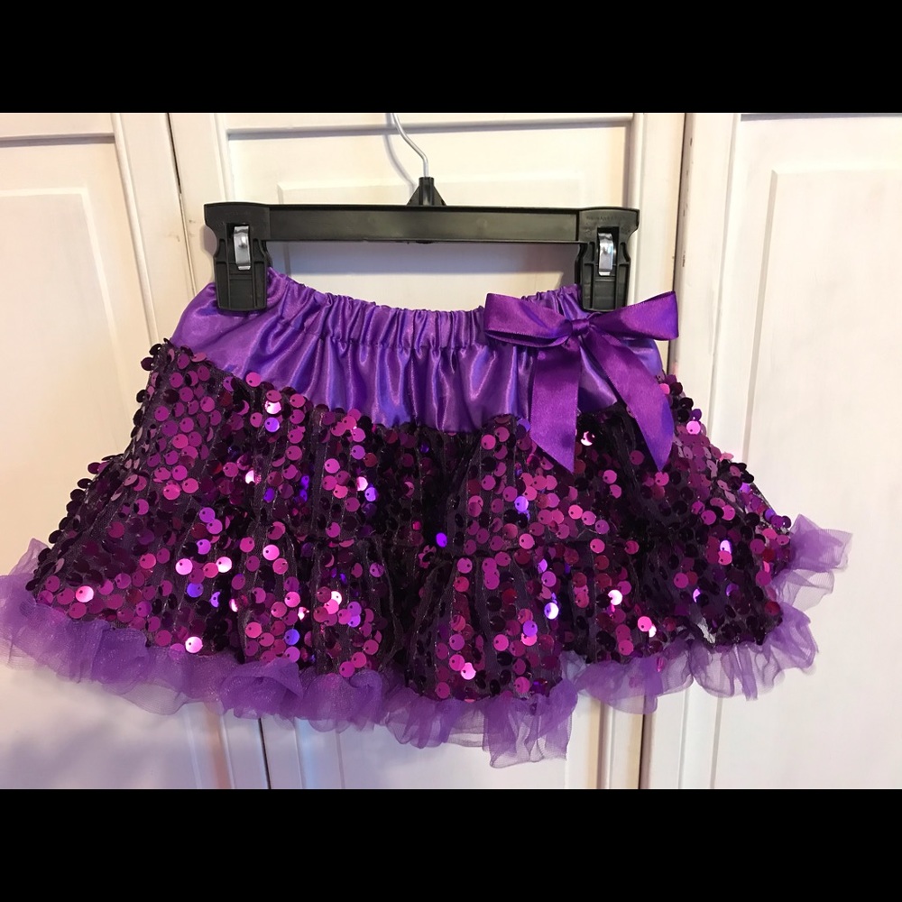 Purple sequin tutu